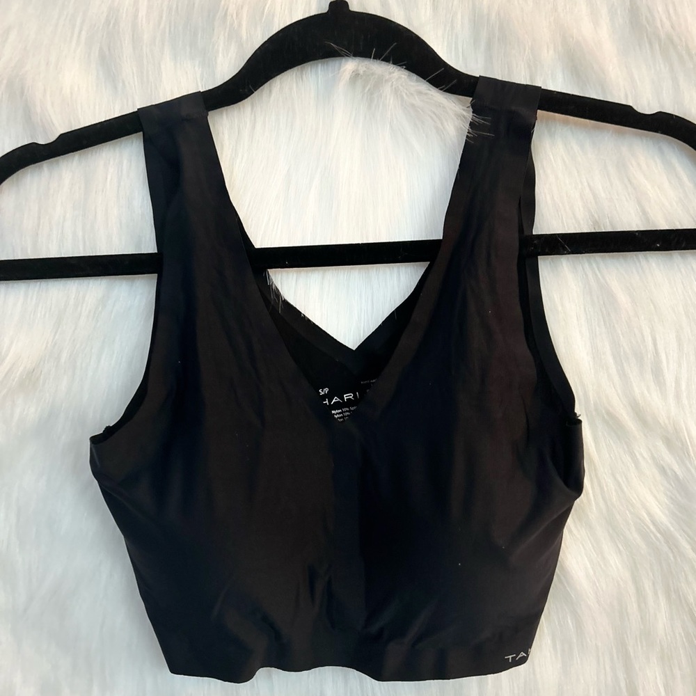 Black TAHARI Linda laser cut Wireless Bra size Small